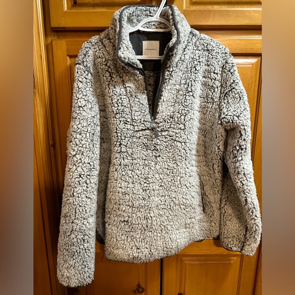 Thread & Supply Sherpa quarter zip sweater - Picture 2 of 5